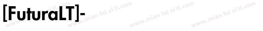 [FuturaLT]字体转换